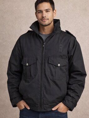 Spiewak Golden Fleece Medium Black Public Safety Jacket Vintage